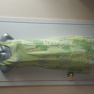 Jessica Green Floral Midi Dress